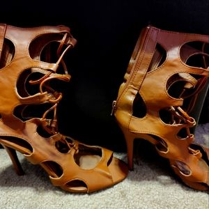 Brown heels